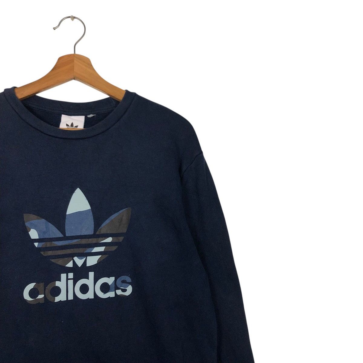 Adidas 📌Vintage Sweatshirt Adidas Big Logo Over Print Size US M / EU 48-50 / 2 - 7 Thumbnail