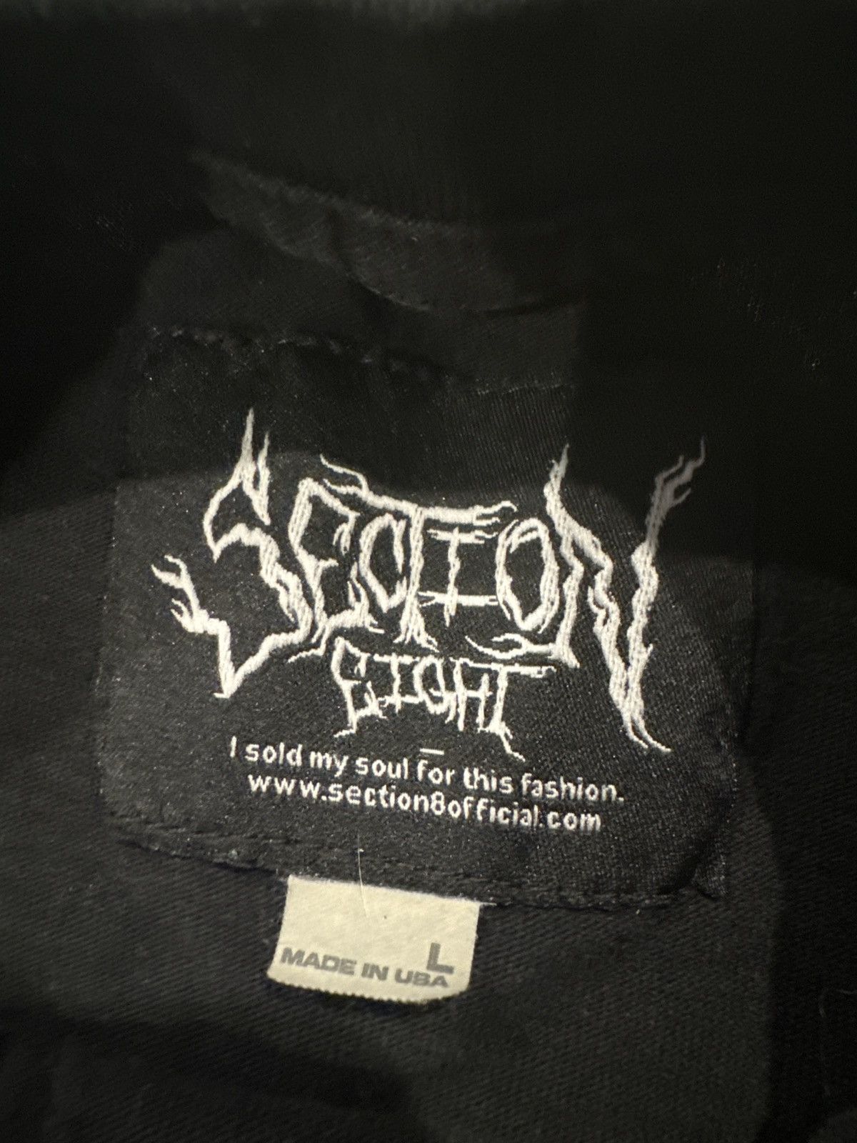 Section 8 OG Section 8 x Hollow Squad tee Size US L / EU 52-54 / 3 - 3 Thumbnail