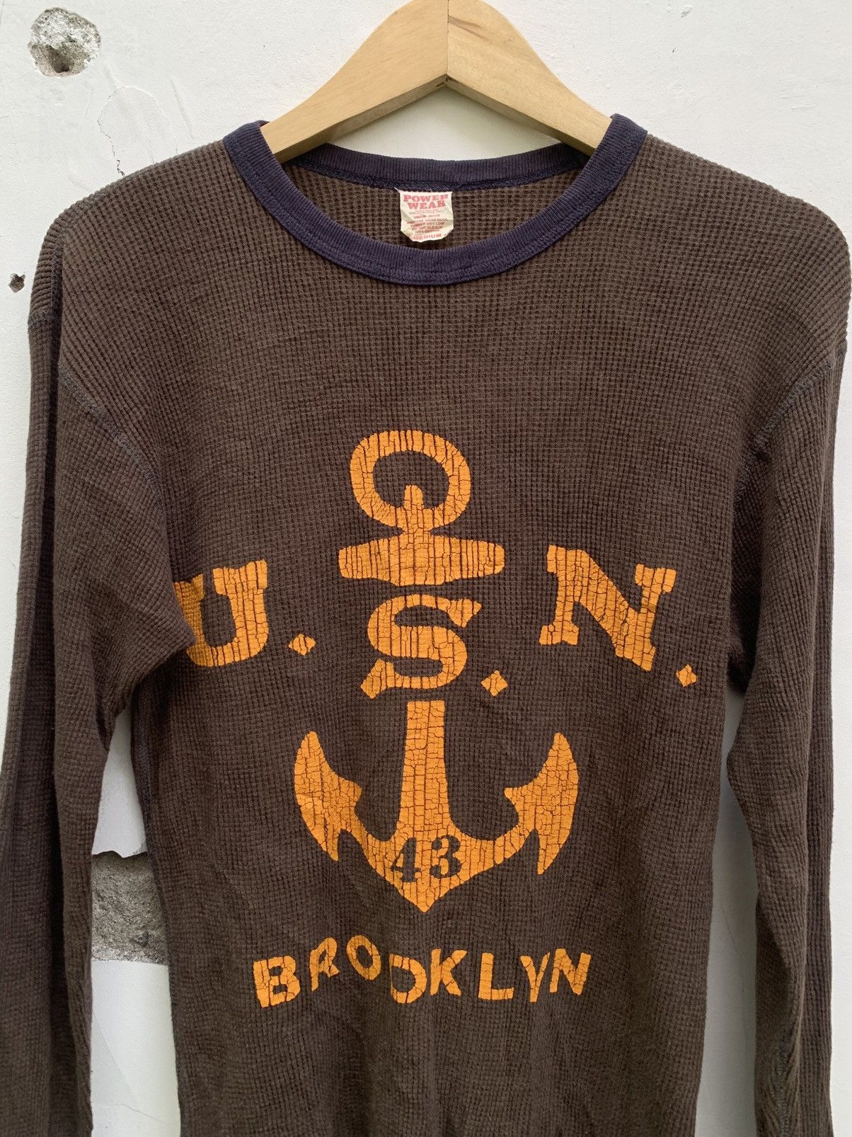 Freewheelers Freewheelers U.S.N BROOKLYN Waffle Long Sleeve Size US M / EU 48-50 / 2 - 2 Thumbnail