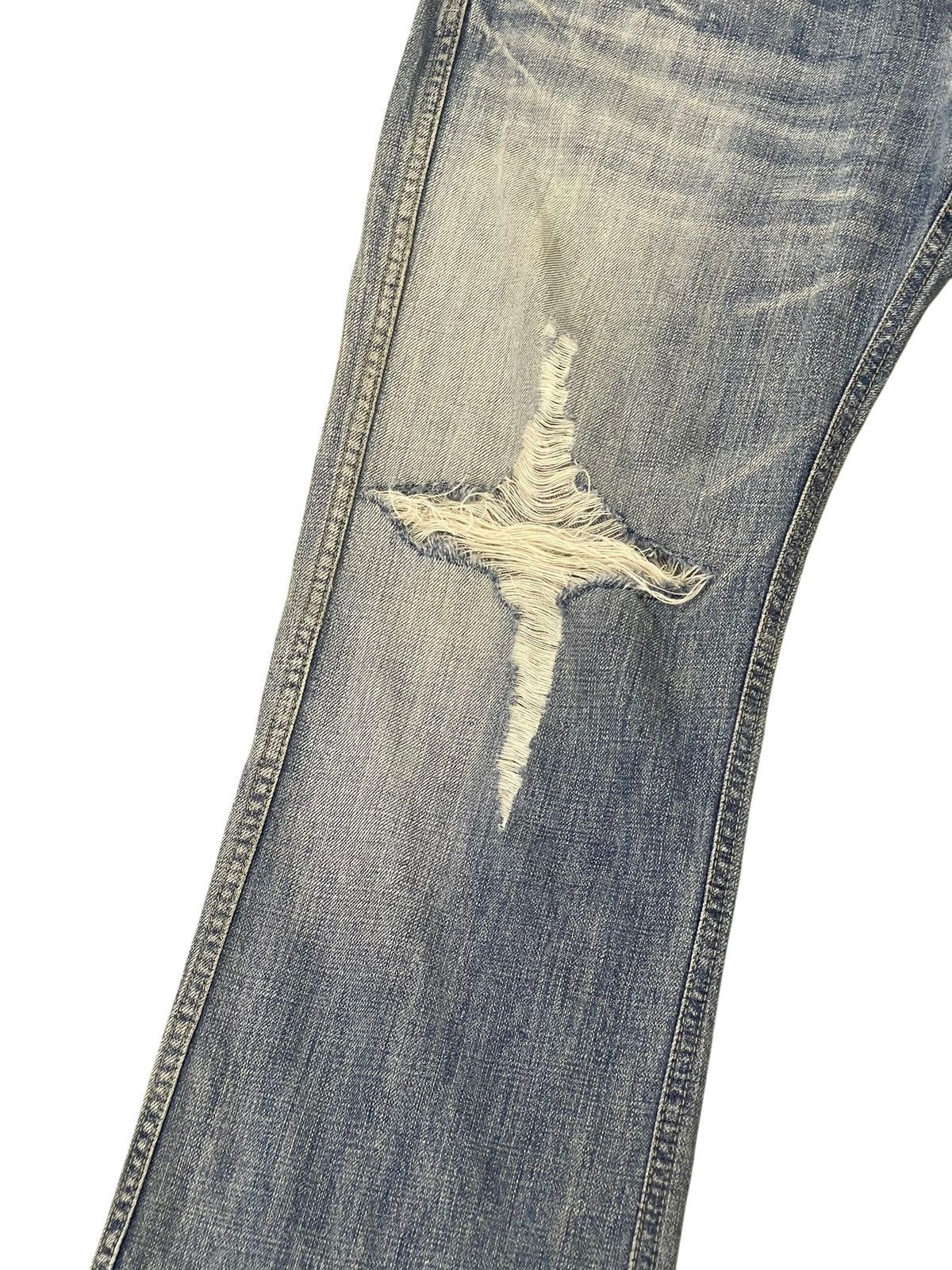 Paul Smith Flare Jeans R Newbold Paul Smith Faded Distres Boot Cut 1🟦9 Size US 32 / EU 48 - 6 Thumbnail
