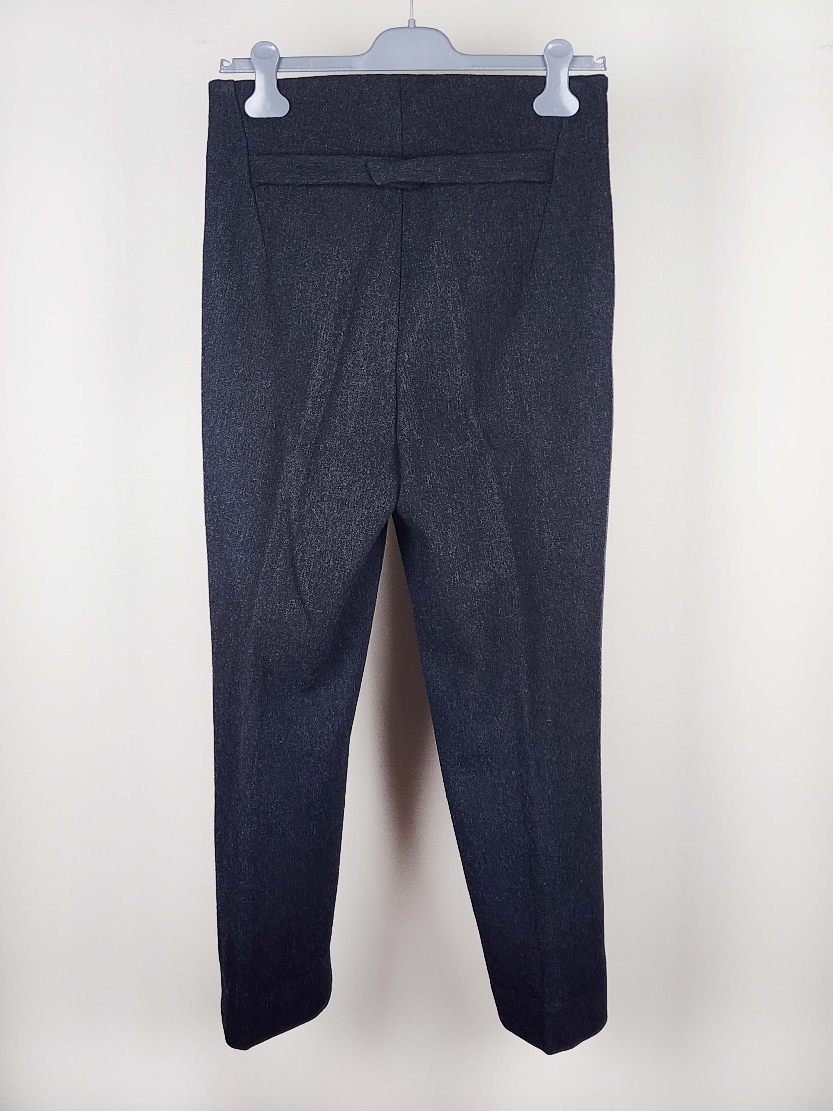 Marni Charcoal Gray Textured Wool Pants IT38/US4 Size 27" / US 4 / IT 40 - 4 Thumbnail