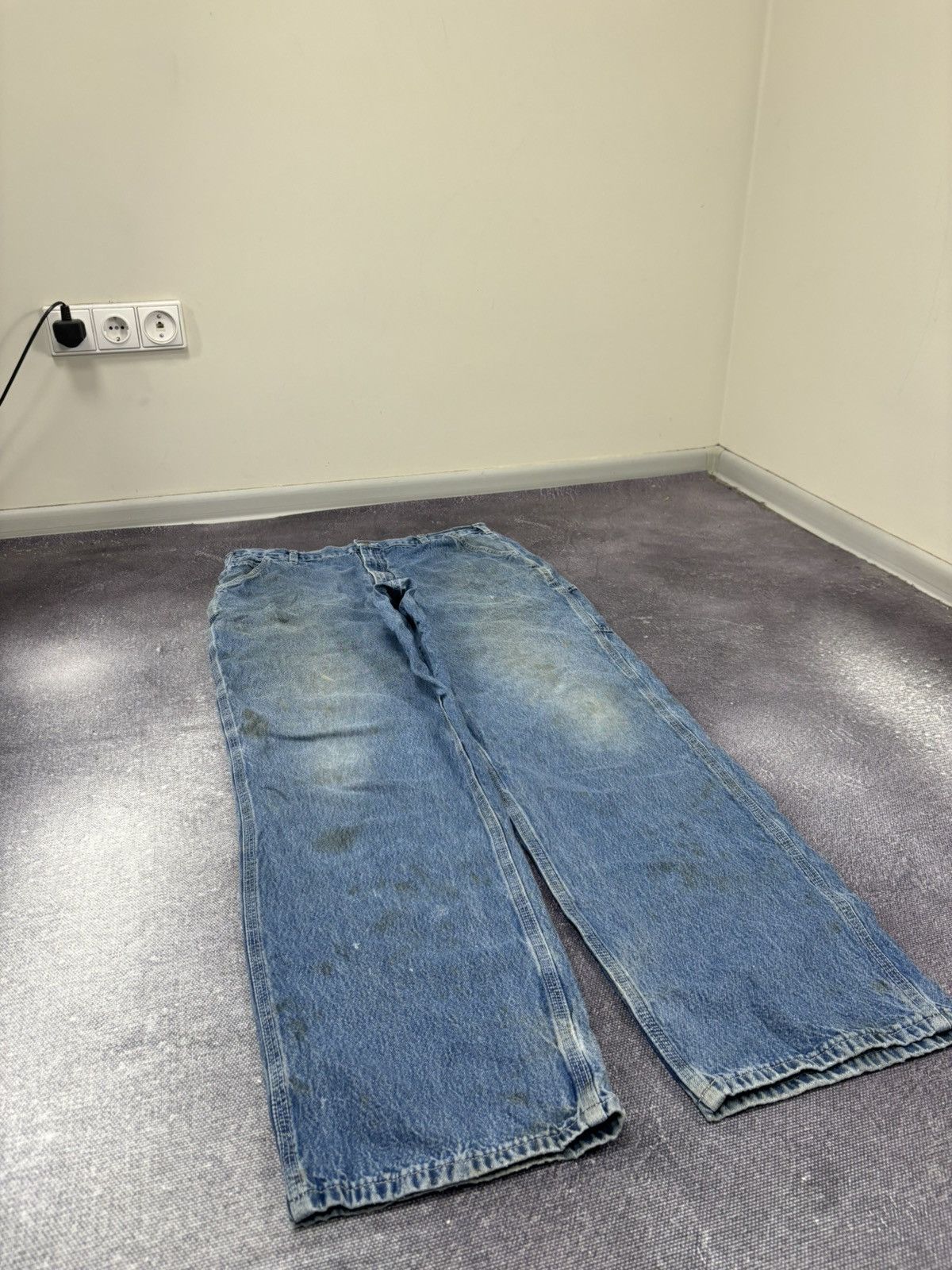 Carhartt Vintage Carhartt Loose Original Fit Hype Denim Baggy Jeans Size US 38 / EU 54 - 10 Thumbnail