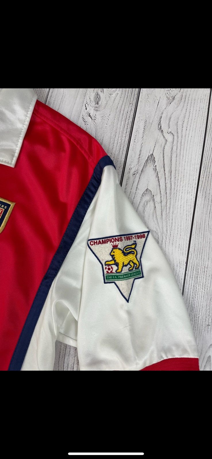 Nike Vintage nike Arsenal soccer jersey 17 Petit rare size S Size US S / EU 44-46 / 1 - 22 Thumbnail