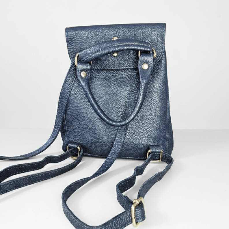 Vera Pelle Vera Pelle 9x10x4.5" Backpack Crossbody Convertible Strap Size ONE SIZE - 7 Thumbnail