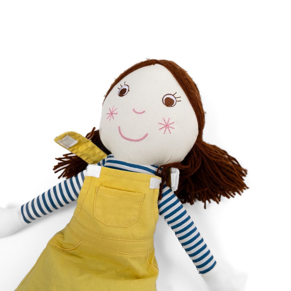 Bebe JoJo Maman Bebe Rag Doll Plush Toy Girl Soft Fabric Kids Size ONE SIZE - 3 Thumbnail