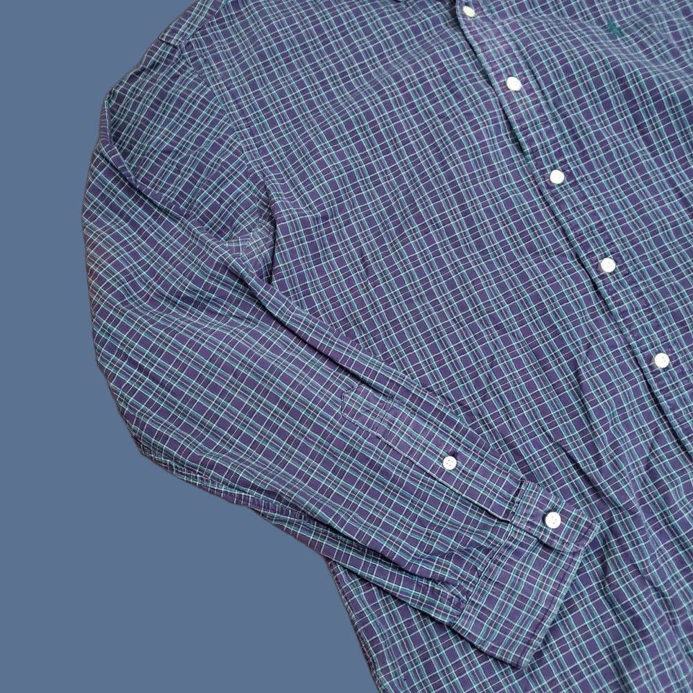 Ralph Lauren Ralph Lauren Shirt Mens XL Blue Plaid Long Sleeve Button Down Custom Fit Size US XL / EU 56 / 4 - 1 Thumbnail