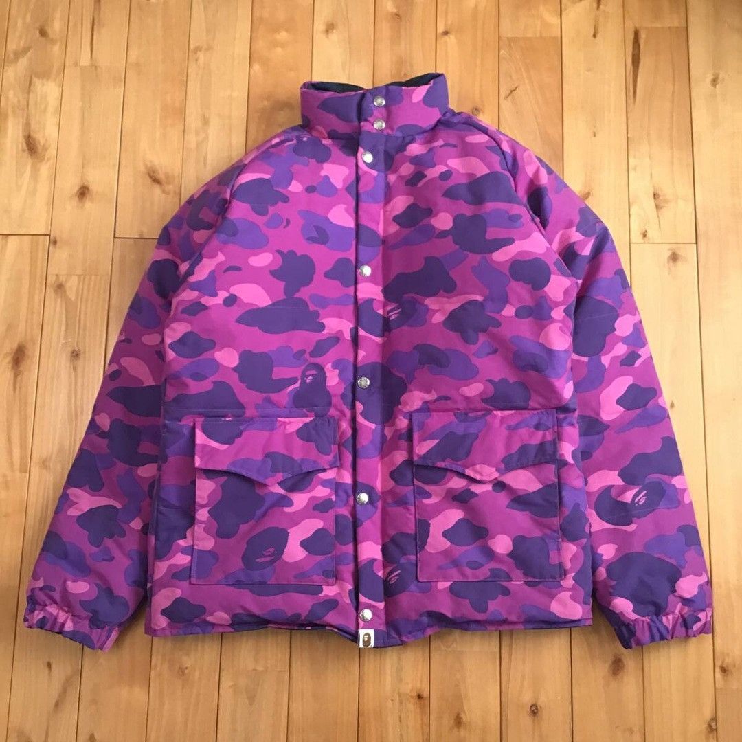 Bape 🔥Reversible🔥 BAPE Purple camo x Blue camo Puffer Down Jacket Size US M / EU 48-50 / 2 - 2 Thumbnail