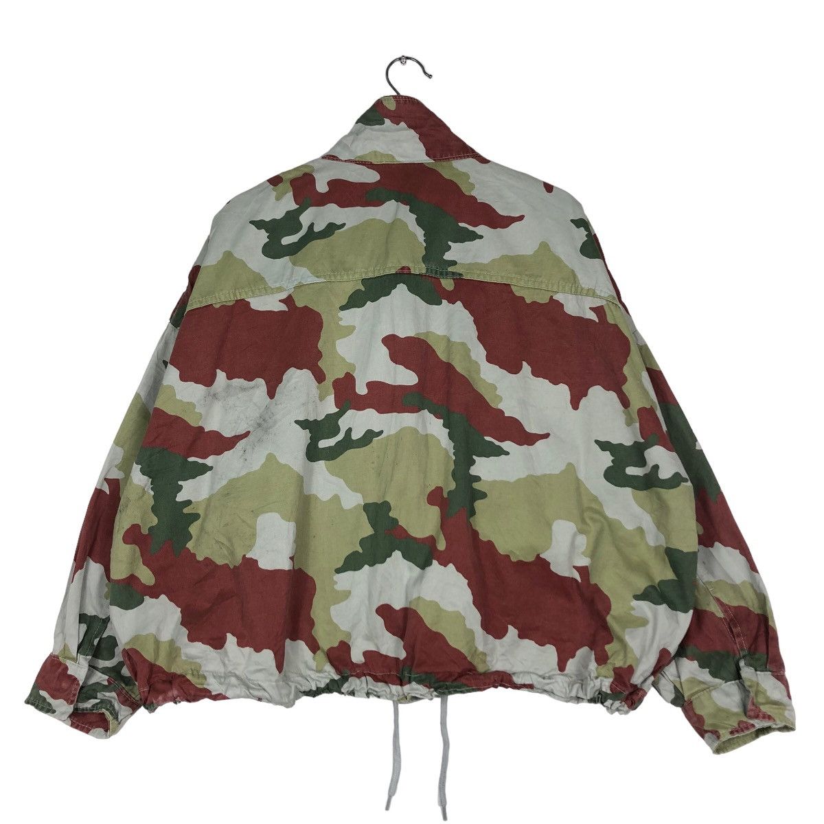 Japanese Brand 🔥Vintage Cropped Biker Jacket Trf Japan Camouflage Army Size US M / EU 48-50 / 2 - 8 Thumbnail