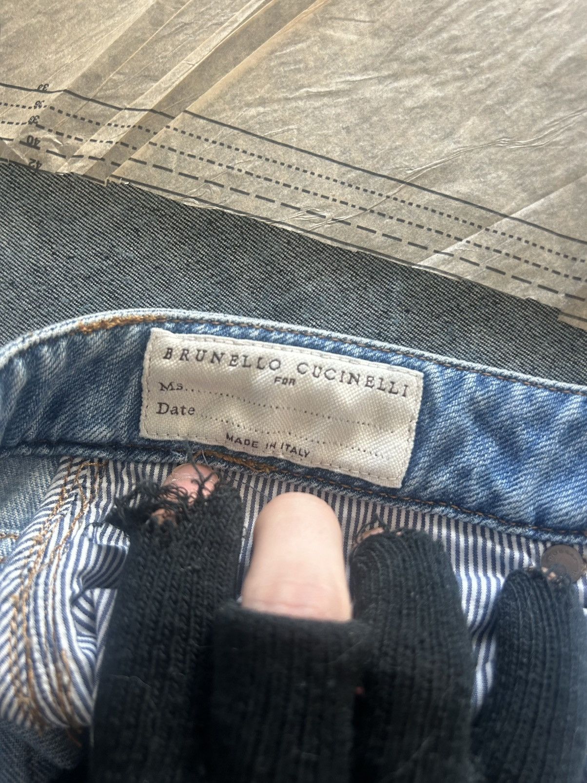 Brunello Cucinelli Brunello Cucinelli Straight Leg-Mid Rise Jeans Size 36" / US 14 / IT 50 - 7 Thumbnail