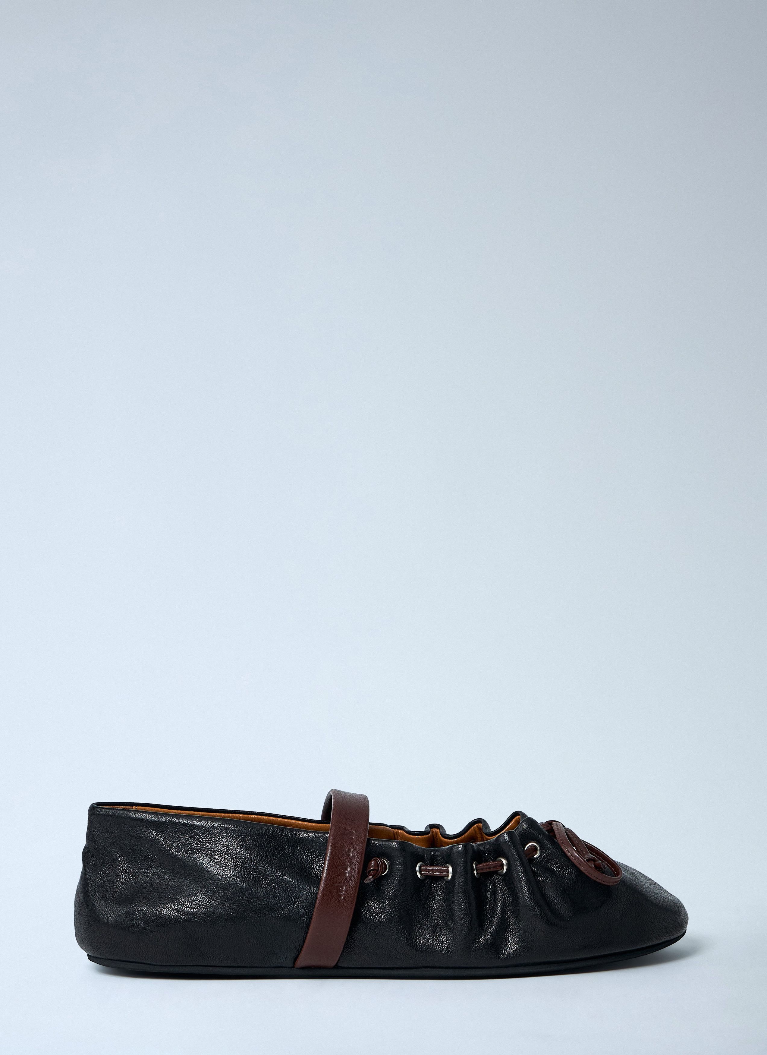 Marni Leather Flat Shoes Size US 6 / IT 36 - 1 Thumbnail