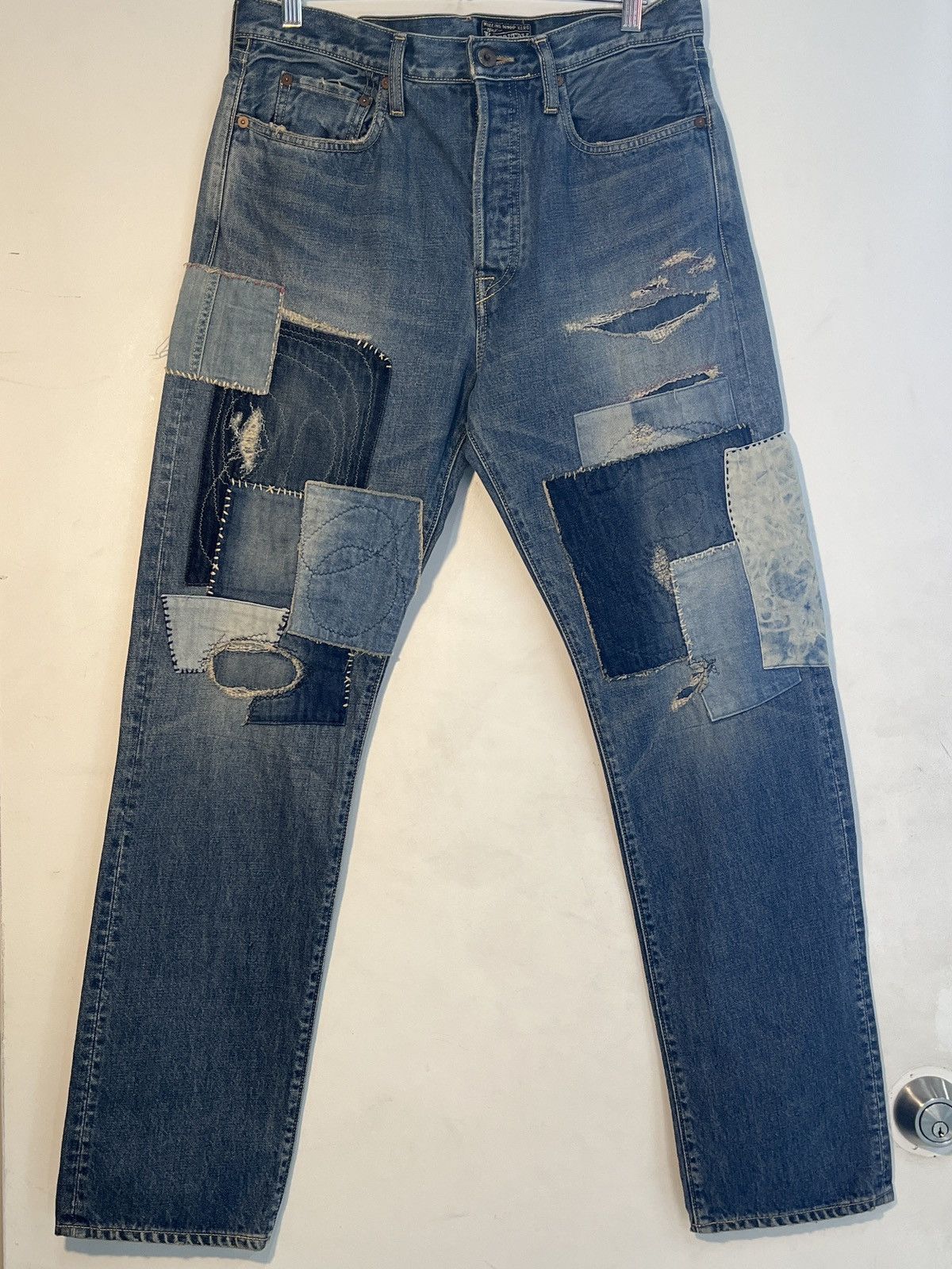 Kapital Kountry Kapital kountry patchwork jeans-34 Size US 34 / EU 50 - 1 Thumbnail