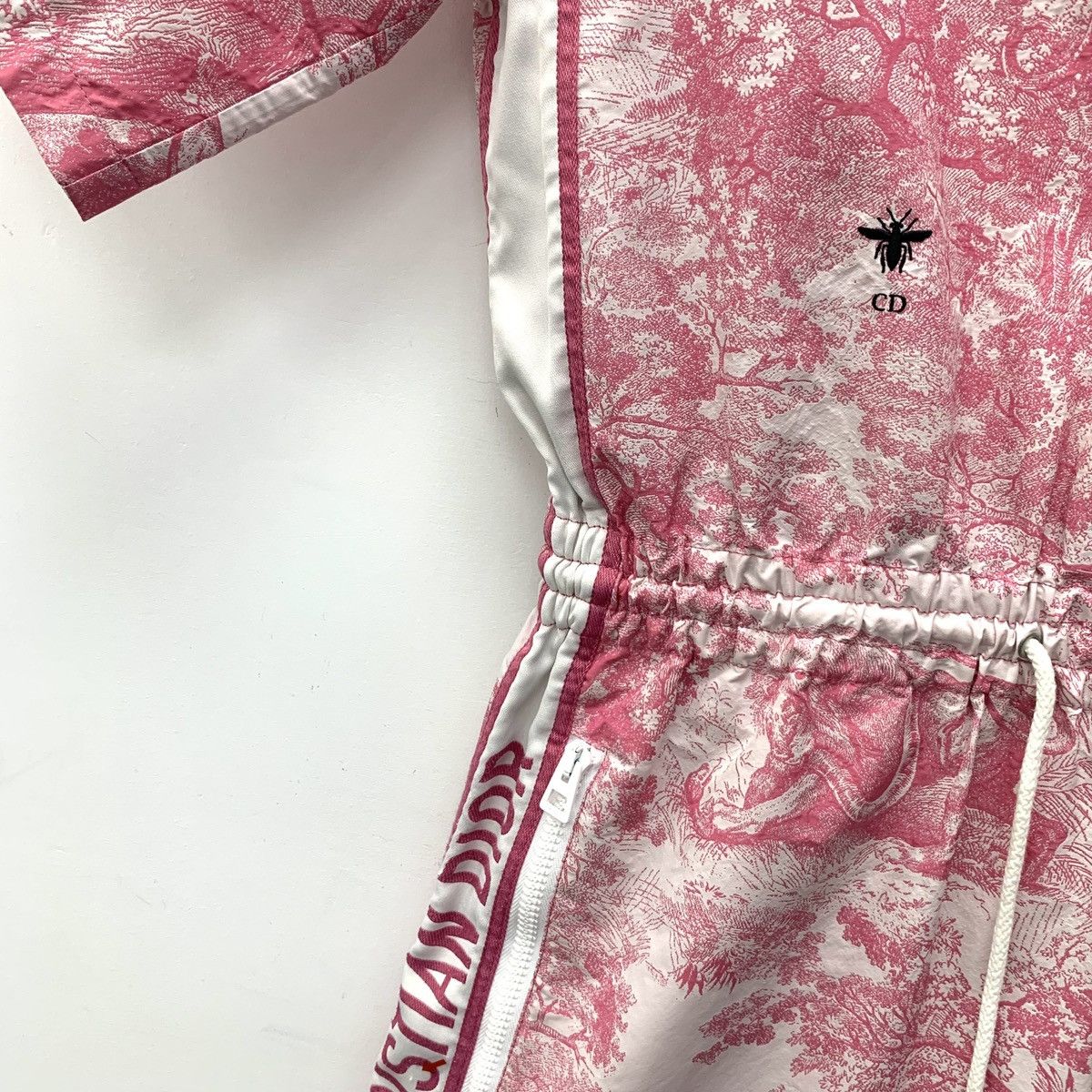 Dior Dior Pink Animal Jungle Print Hooded Short Sleeve Dress Size S / US 4 / IT 40 - 4 Thumbnail
