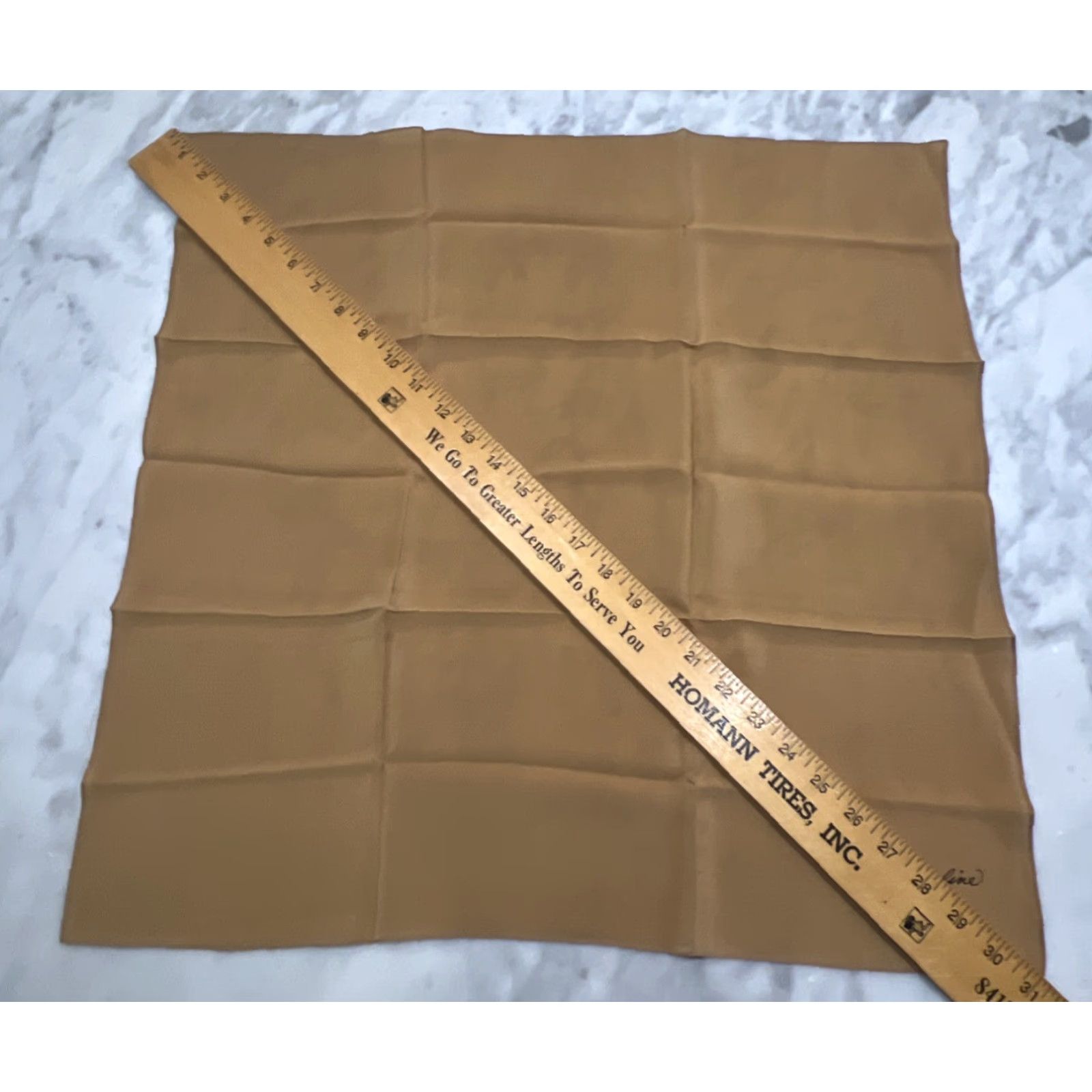 Vintage VINTAGE Clothesline Silk Scarf Joel Oppenheimer Brown 22” Square Scarf Mens Womens? Size ONE SIZE - 6 Thumbnail