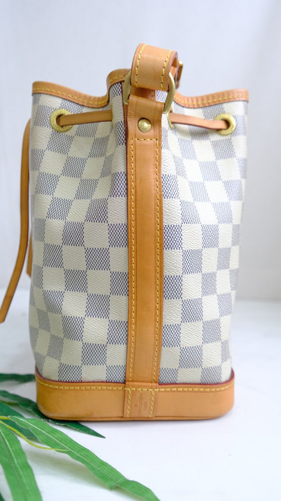 Louis Vuitton Louis Vuitton Damier Azur Noe white shoulder bag Size ONE SIZE - 4 Thumbnail