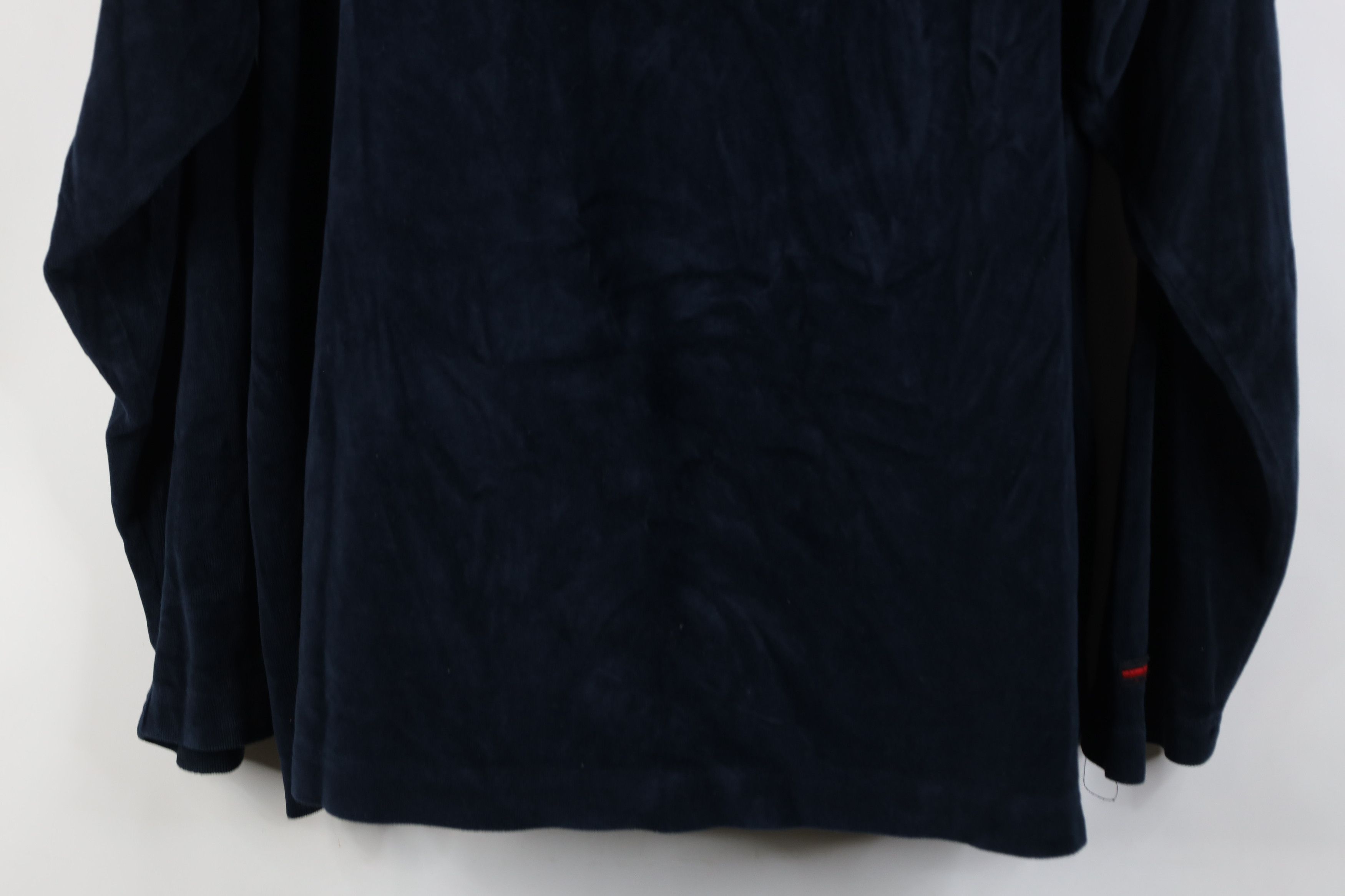 Fubu Vintage 90s Y2K FUBU Spell Out Velour Long Sleeve Rugby Polo Size US XXL / EU 58 / 5 - 16 Thumbnail