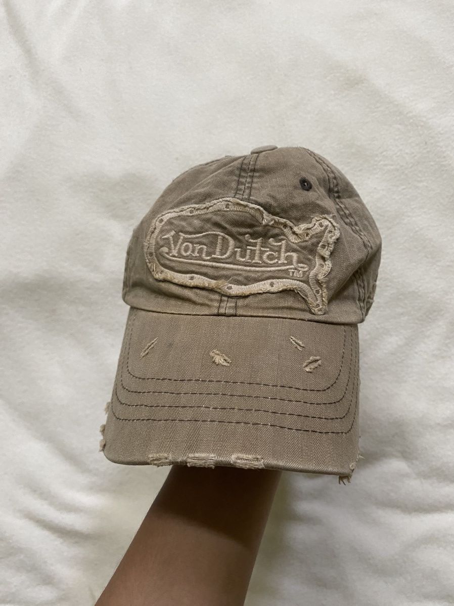 Von Dutch Vintage Von Dutch Trucker Hat Leather Strap Size ONE SIZE - 2 Thumbnail