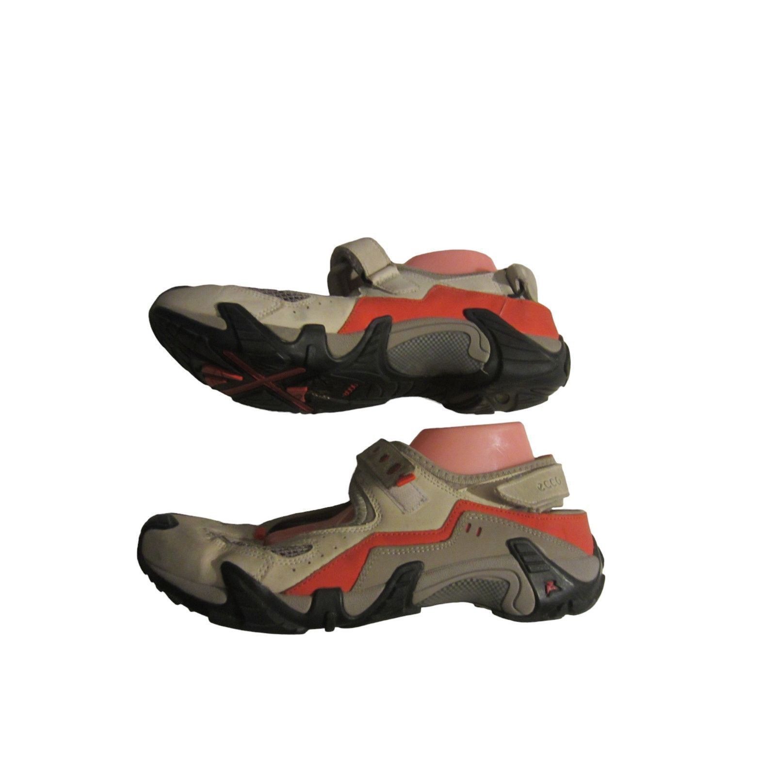 Ecco ECCO Comfort Mary Jane Walking Shoes Gray Mesh Leather 9-9.5 Size US 9.5 / IT 39.5 - 6 Thumbnail