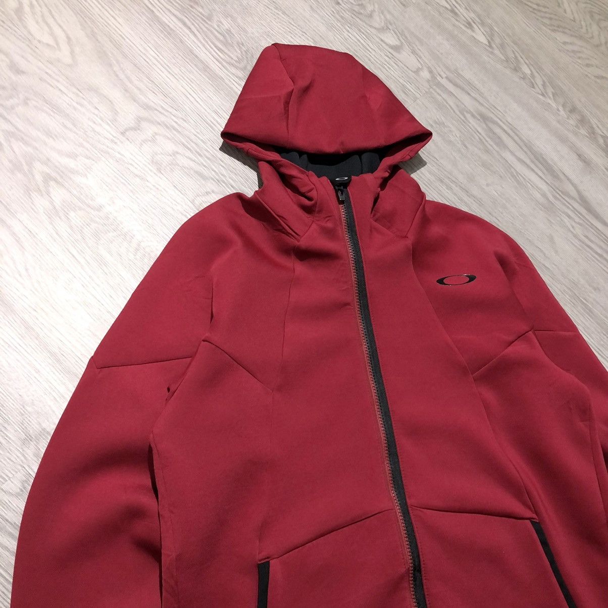 Oakley 2000s Oakley Logo Outdoor Tech Softshell Jacket Ziphoodie Size US L / EU 52-54 / 3 - 5 Thumbnail