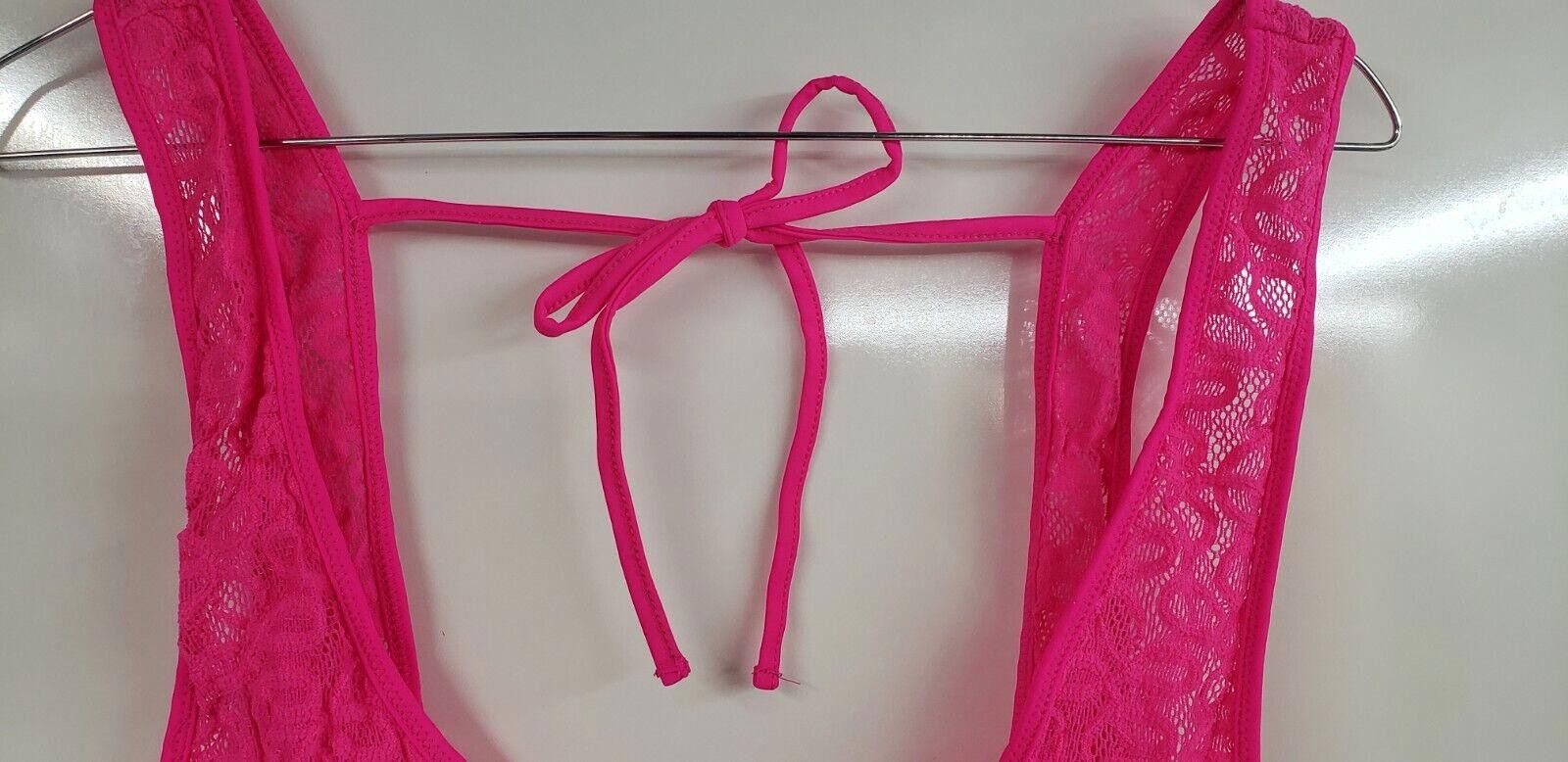 Designer NWT Victoria's Secret Pink Lace Cover-up Size Large Size L / US 10 / IT 46 - 5 Thumbnail