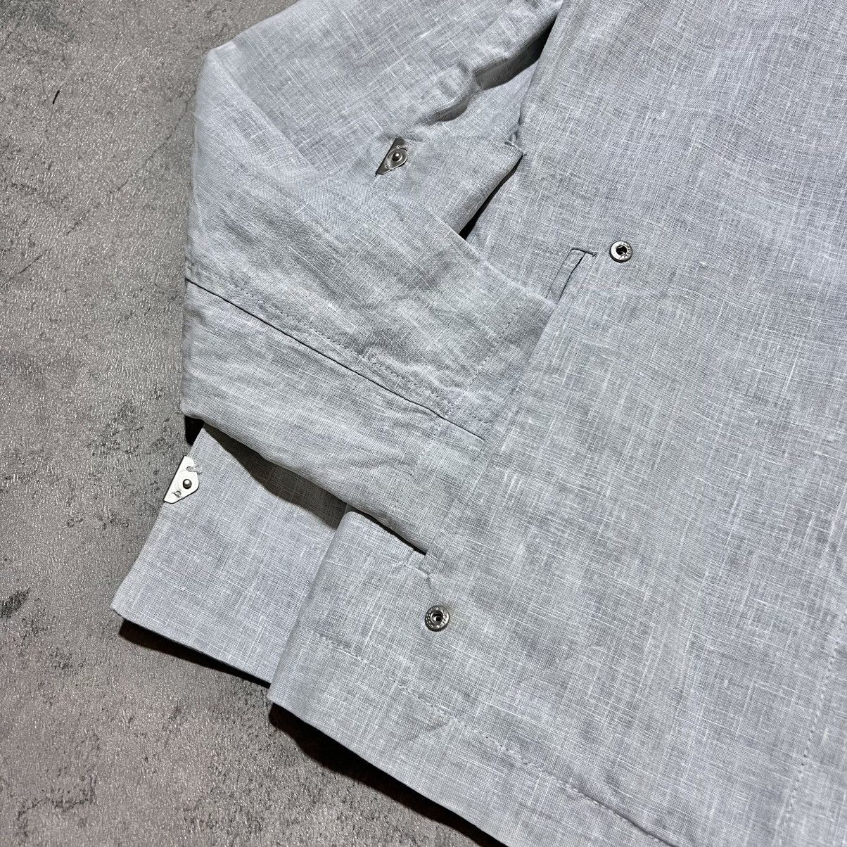 Mandarina Duck Technical Aluminum Linen Hooded Jacket Arcteryx Gorp Style Size US XXS / EU 40 - 7 Thumbnail