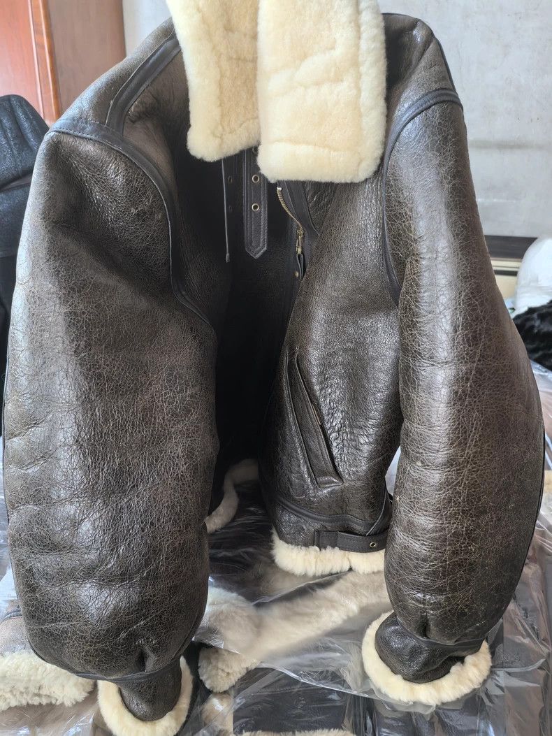Schott Schott 257SB3 fur integrated leather jacket Size US M / EU 48-50 / 2 - 7 Thumbnail