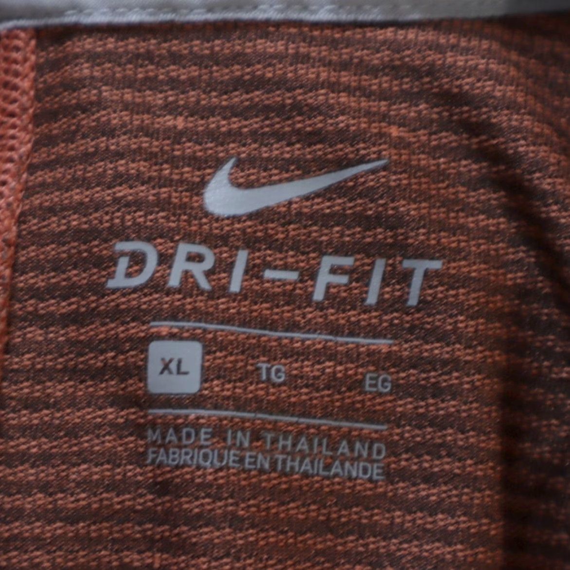 Nike Nike Dri-Fit Polo Shirt Orange Men's XL Dotted Shirt Size US XL / EU 56 / 4 - 5 Thumbnail