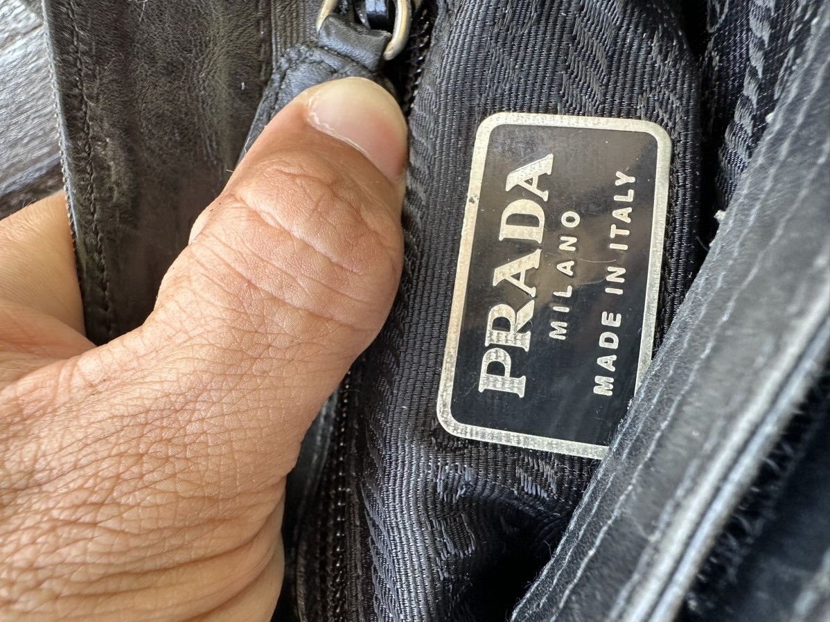 Prada × Vintage Vintage prada canvas hand carry bag Size ONE SIZE - 13 Thumbnail