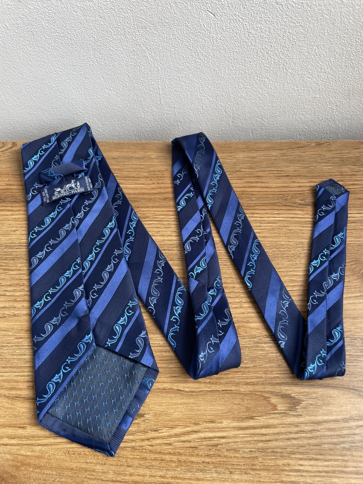 Hermes Hermes Silk Tie Size ONE SIZE - 2 Thumbnail