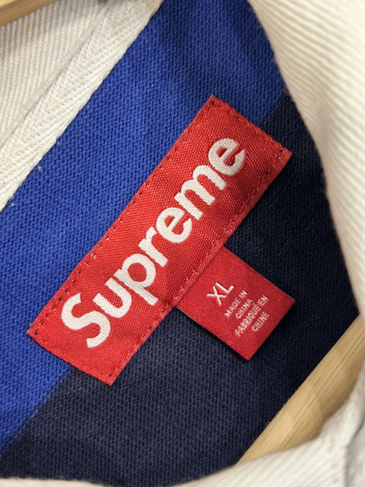 Supreme Supreme Striped Rugby Size US XL / EU 56 / 4 - 3 Thumbnail