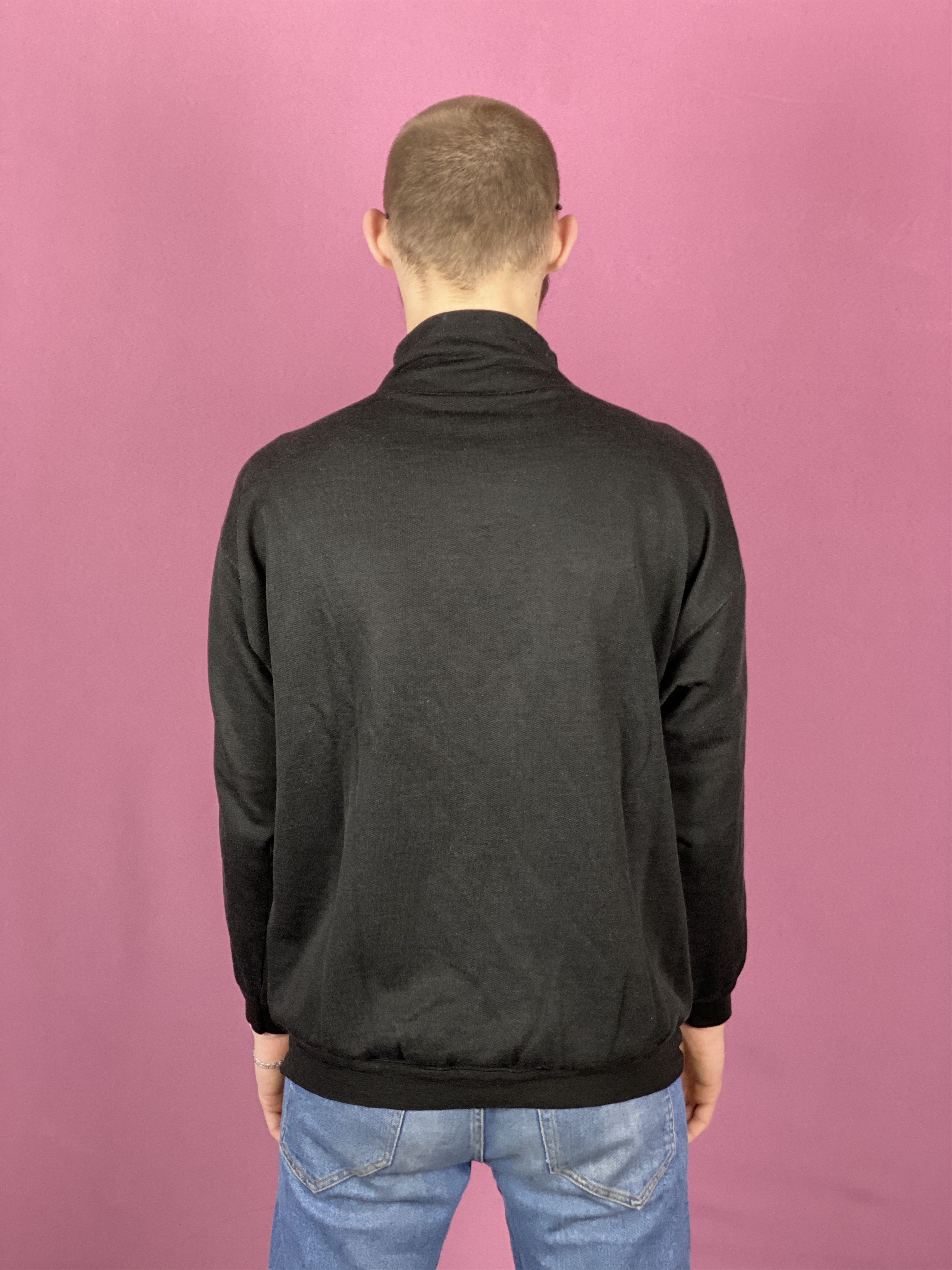 Vintage 90s Melina Vintage Men's 1/4 Zip Track Jacket - M Size US M / EU 48-50 / 2 - 3 Thumbnail