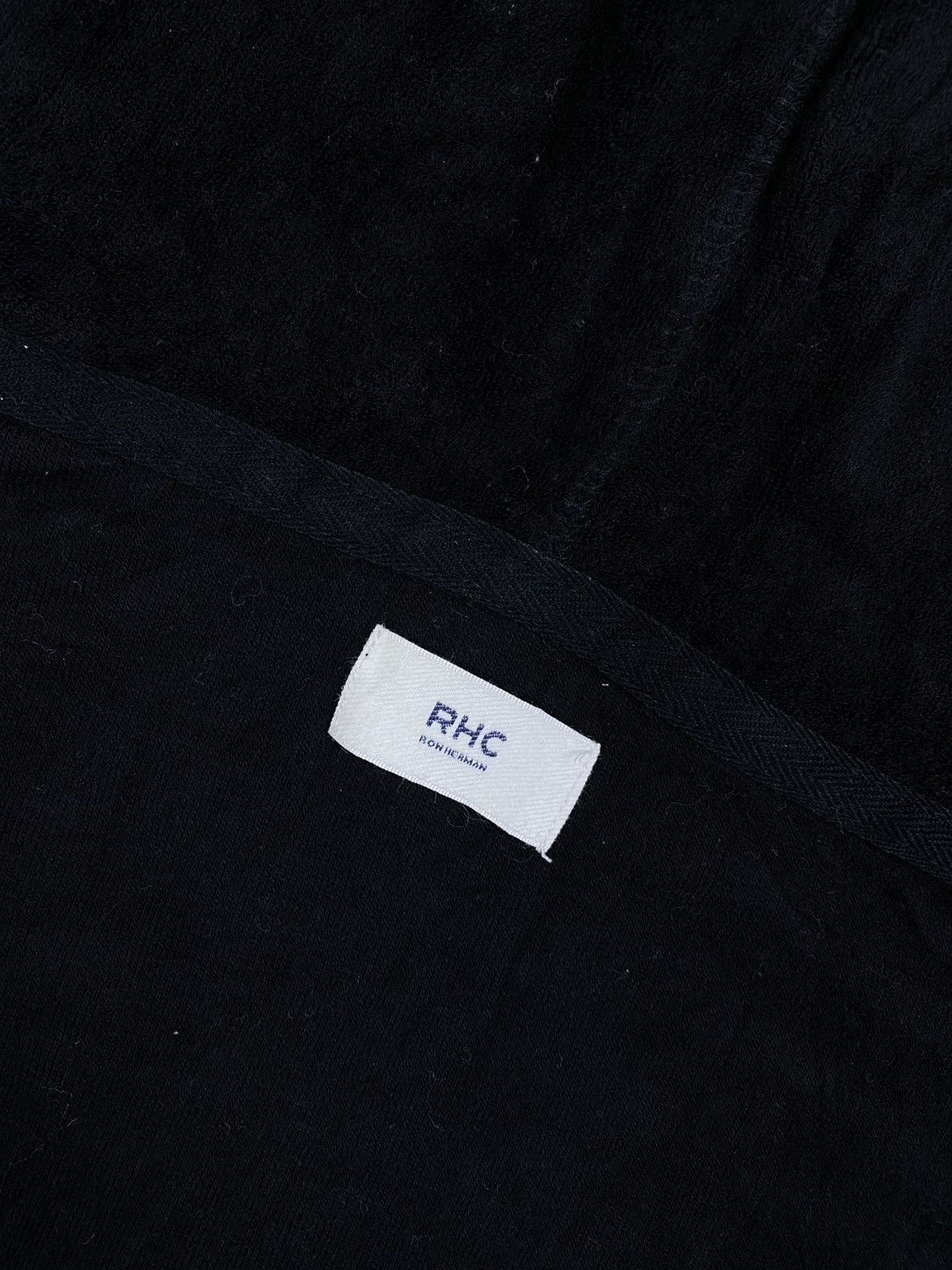 Ron Herman Vintage Ron Herman HRC Rare Black Velvet Zip-Up Hoodies Size US M / EU 48-50 / 2 - 9 Thumbnail