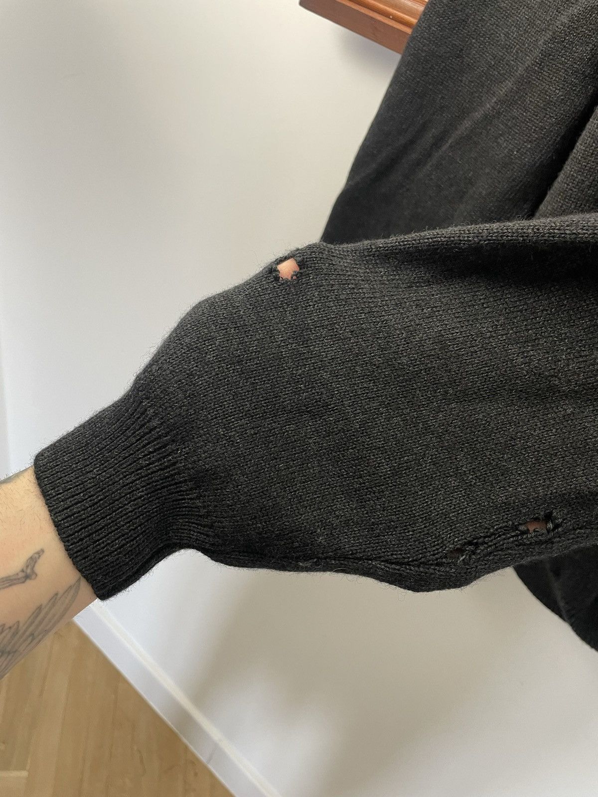 Dirk Bikkembergs Dirk Bikkembergs Wool Sweater Designer Belgium Big Logo Rare Size US XL / EU 56 / 4 - 6 Thumbnail