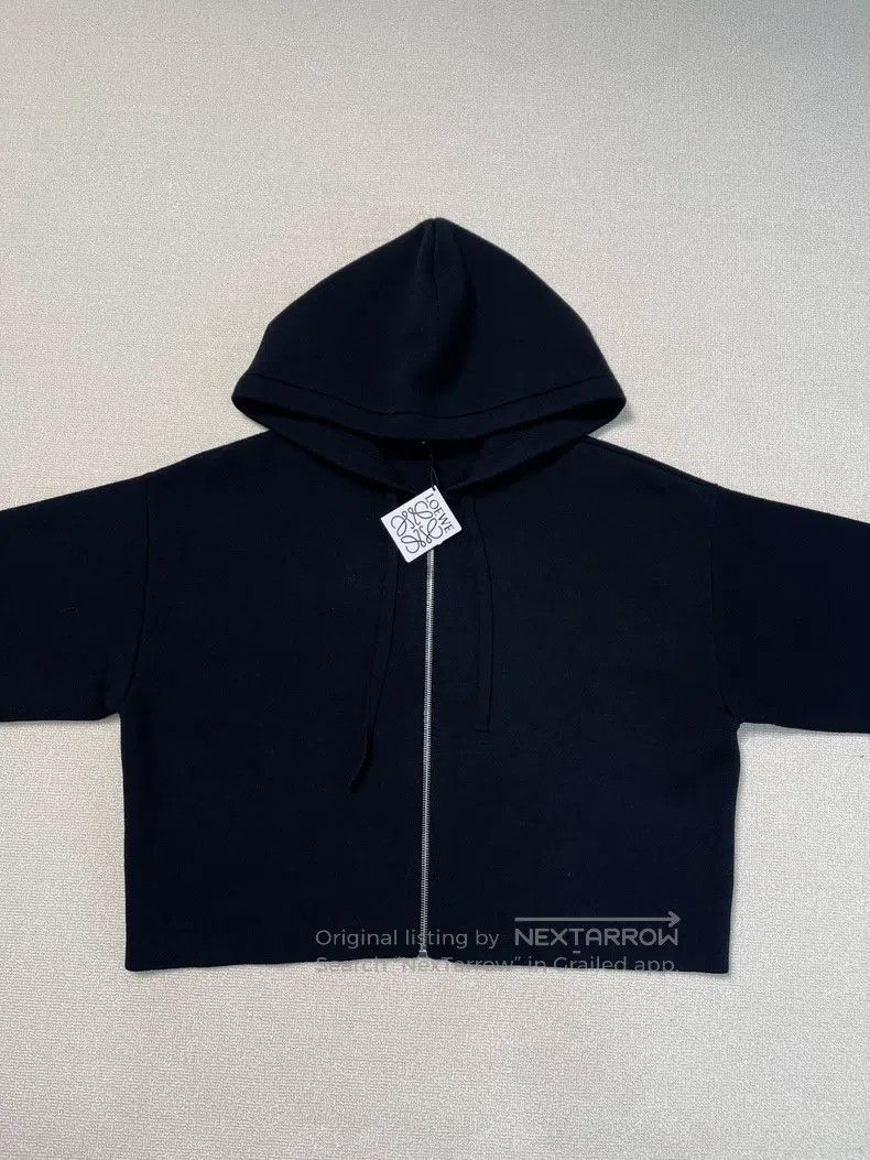 Loewe Loewe Solid color hooded zipless casual hoodie Size S / US 4 / IT 40 - 1 Thumbnail