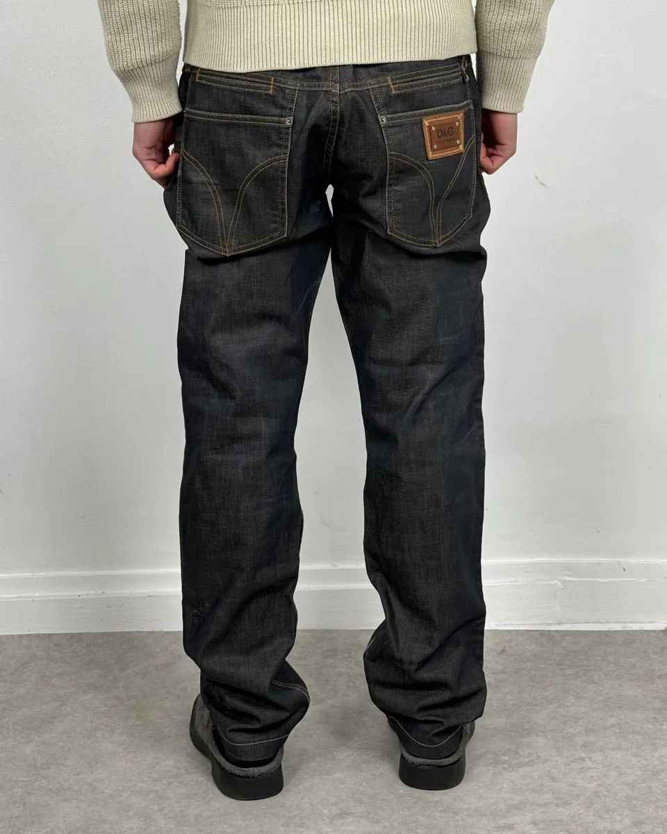 Dolce & Gabbana 2000s Dolce & Gabbana Navy Brut Large Denim Jeans Size US 34 / EU 50 - 4 Thumbnail