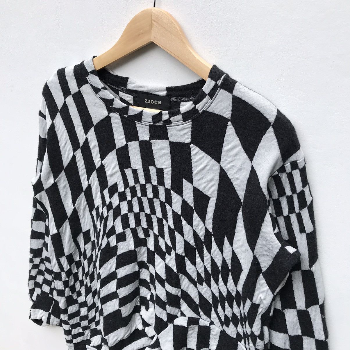Issey Miyake Zucca Issey Miyake Checker Box Shirt Zucca Japanese Designer Size M / US 6-8 / IT 42-44 - 6 Thumbnail