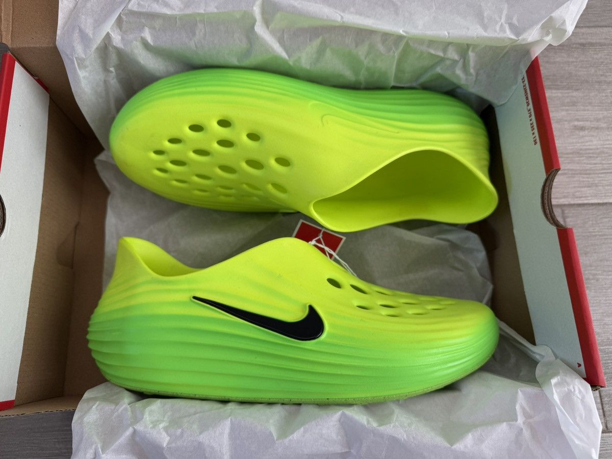 Nike Nike ReactX Rejuven8 Green Strike Black Volt Slip-On Sz 12 Size US 12 / EU 45 - 3 Thumbnail