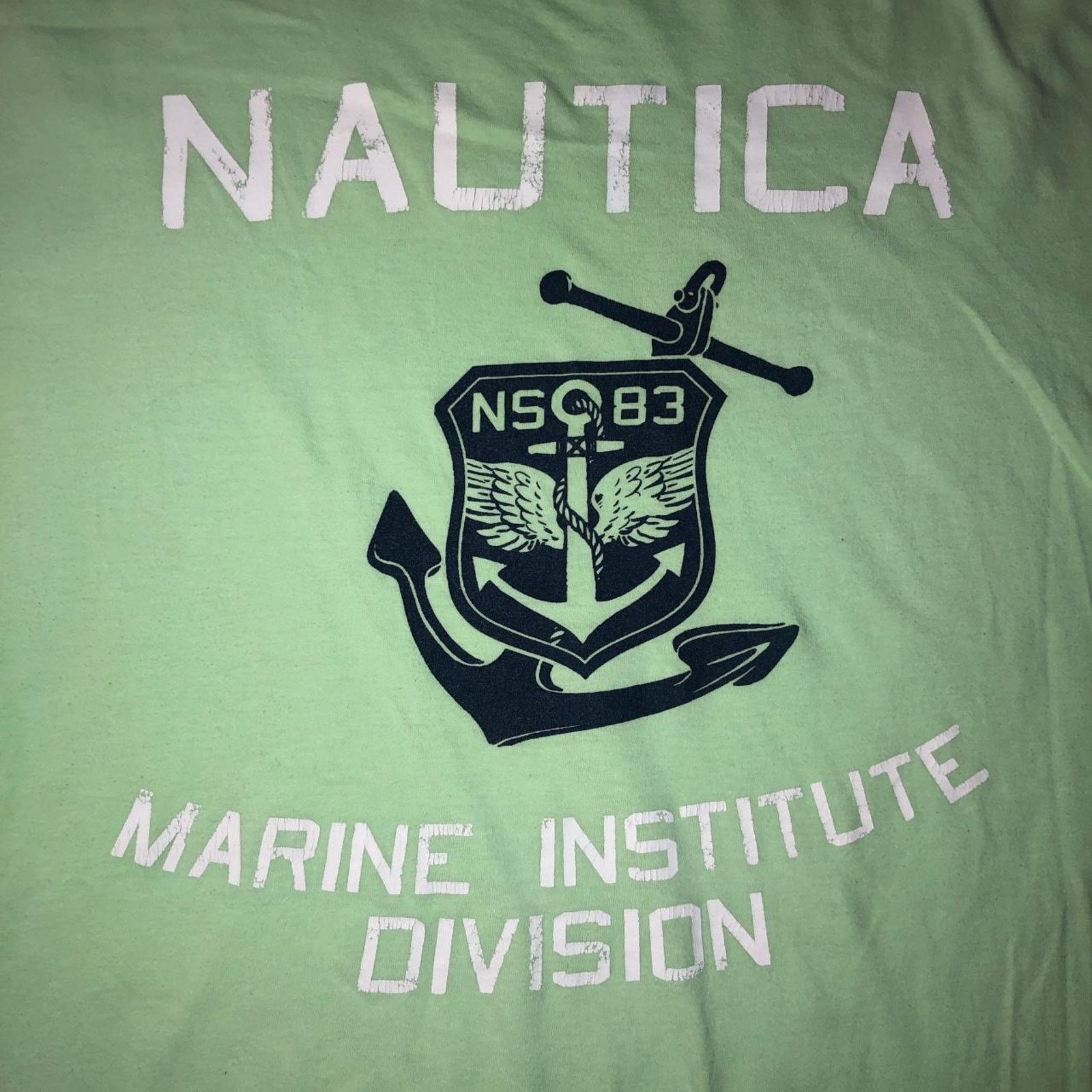 Nautica Retro Mint Nautica ‘Marine Institue Divison’ Graphic Tee Size US XXL / EU 58 / 5 - 3 Thumbnail
