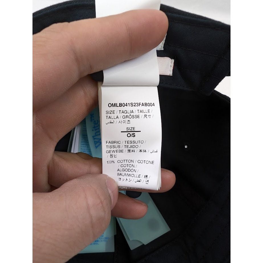 Off-White o1rshd1 Size: OS / Baseball Cap / Hat in Black Size ONE SIZE - 16 Thumbnail