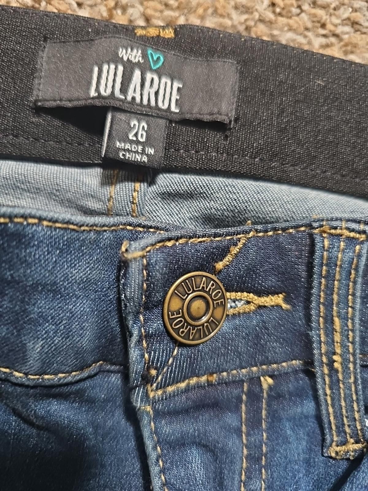Other Lularoe Sz 26 Flare Bootcut Jeans Size 26" / US 2 / IT 38 - 2 Thumbnail