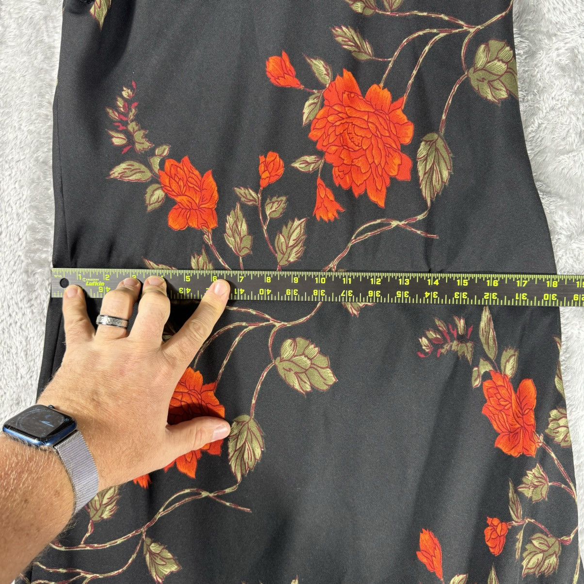 Mary McFadden Floral Maxi Dress