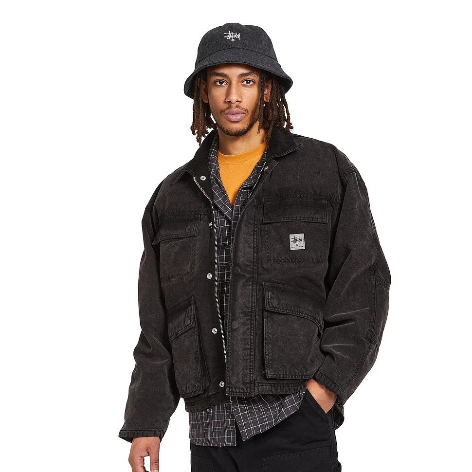 Stussy Washed Canvas Shop Jacket Size US XL / EU 56 / 4 - 1 Thumbnail