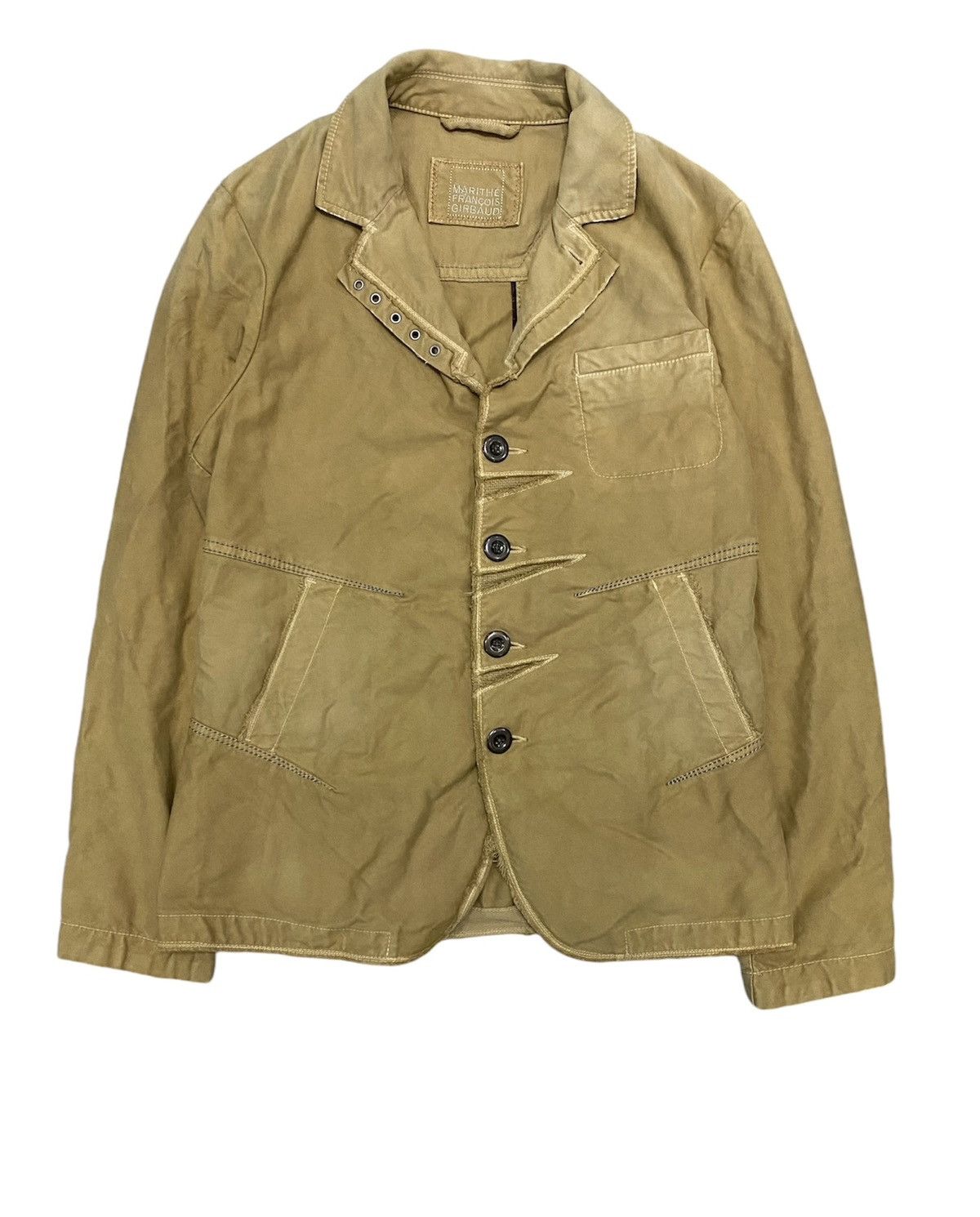 Final Home × Japanese Brand × Marithe + Francois Girbaud Marithe Francois Girbaud moleskin Paneled cutting fringe Size US M / EU 48-50 / 2 - 1 Thumbnail