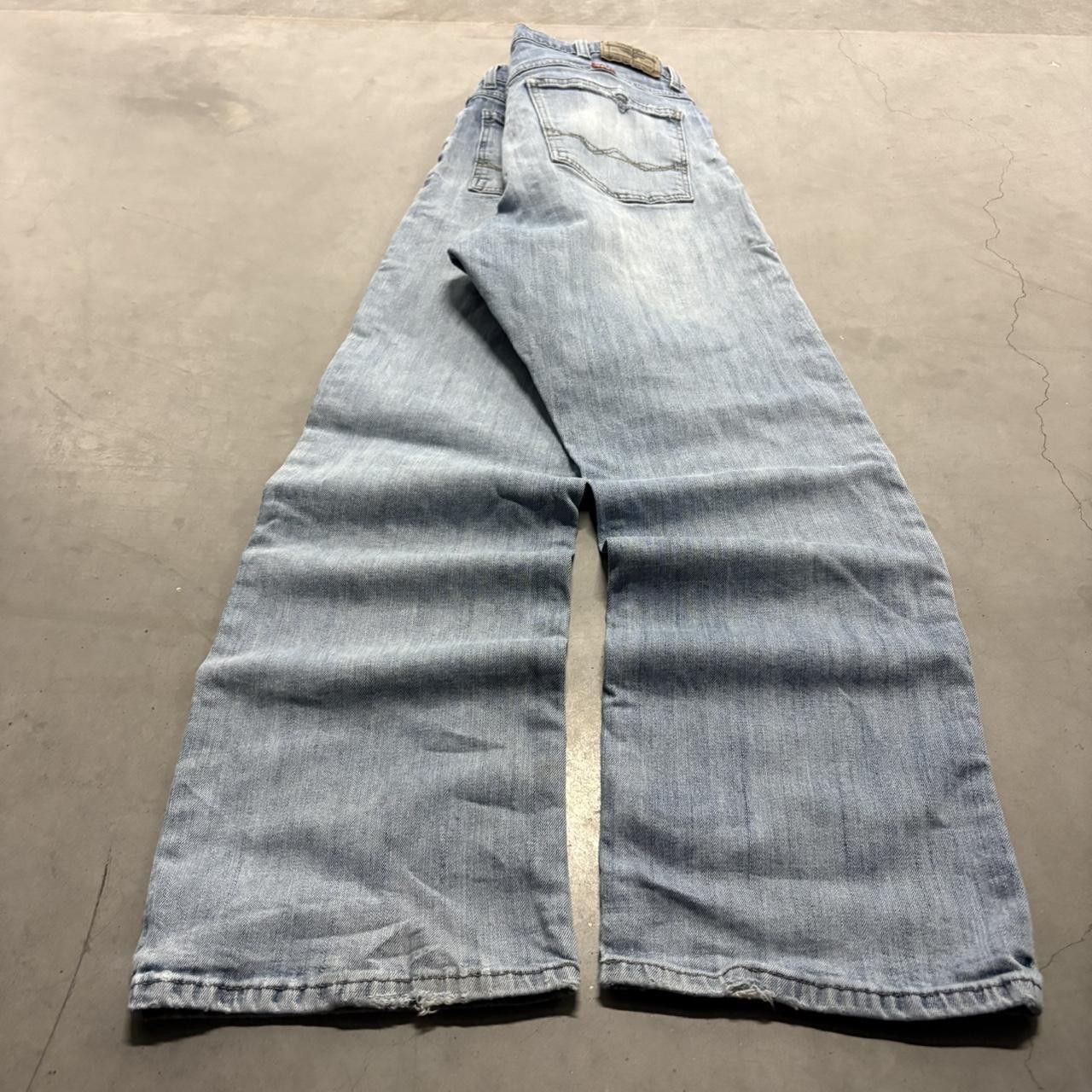 Vintage Crazy Vintage Y2K/2000s Baggy Skater Streetwear Light Blue Wash Denim Jeans! Size US 34 / EU 50 - 6 Thumbnail