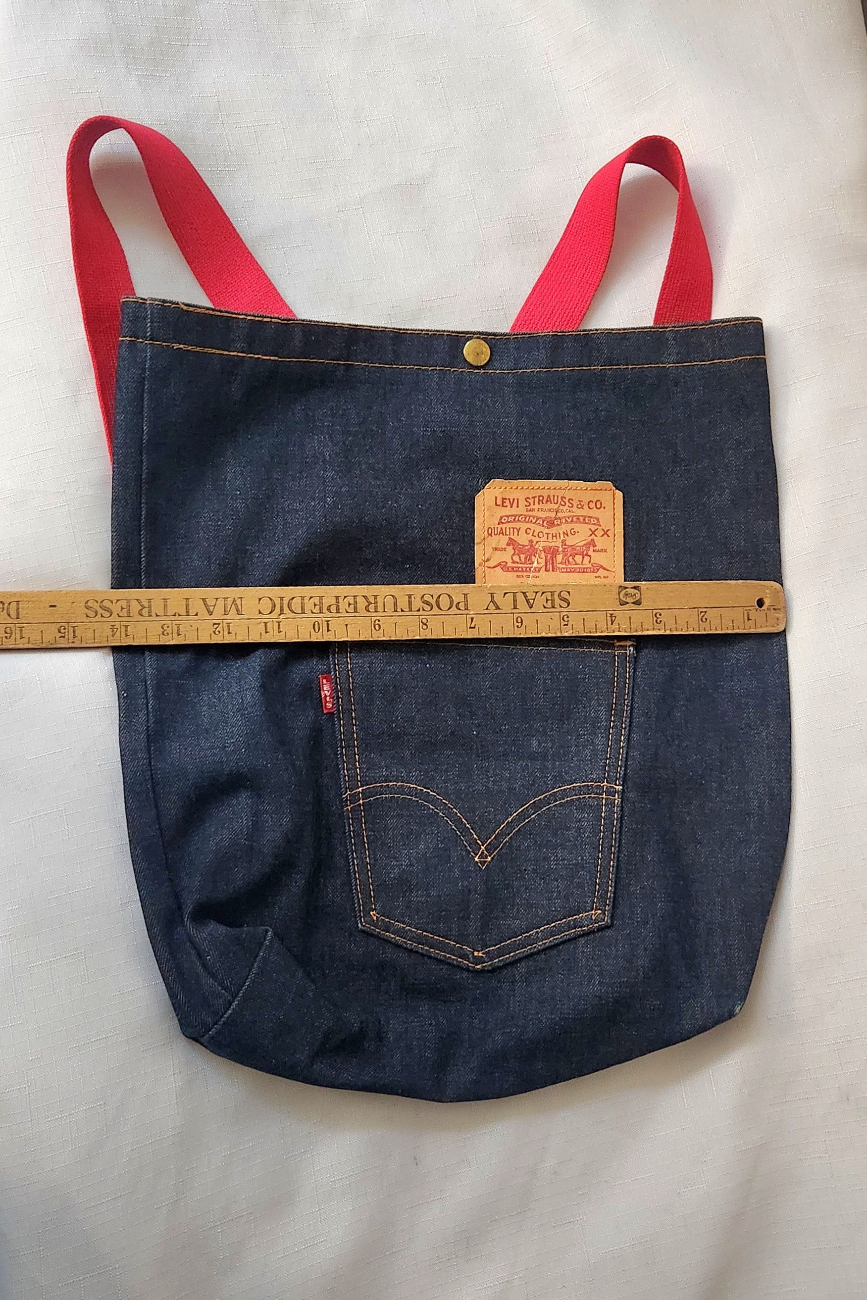 Levi's × Vintage Levi's 501 Now Designs San Francisco Vintage 70s backpack Size ONE SIZE - 6 Thumbnail