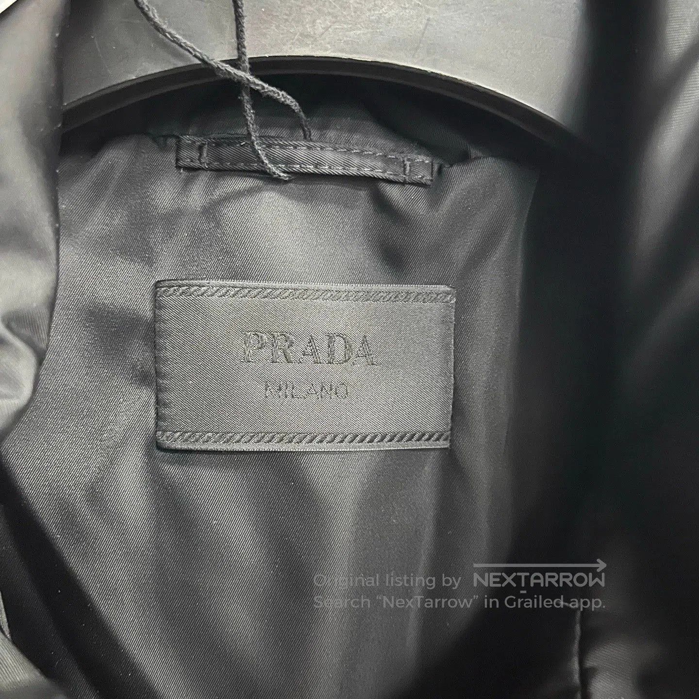 Prada prada black cropped long sleeve jacket. Size US XXL / EU 58 / 5 - 2 Thumbnail