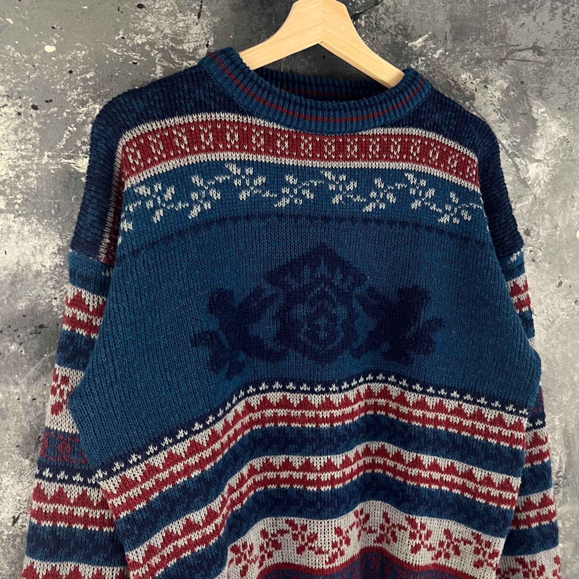 Vintage Vintage 90’s Campus geometric sweater Size US S / EU 44-46 / 1 - 2 Thumbnail