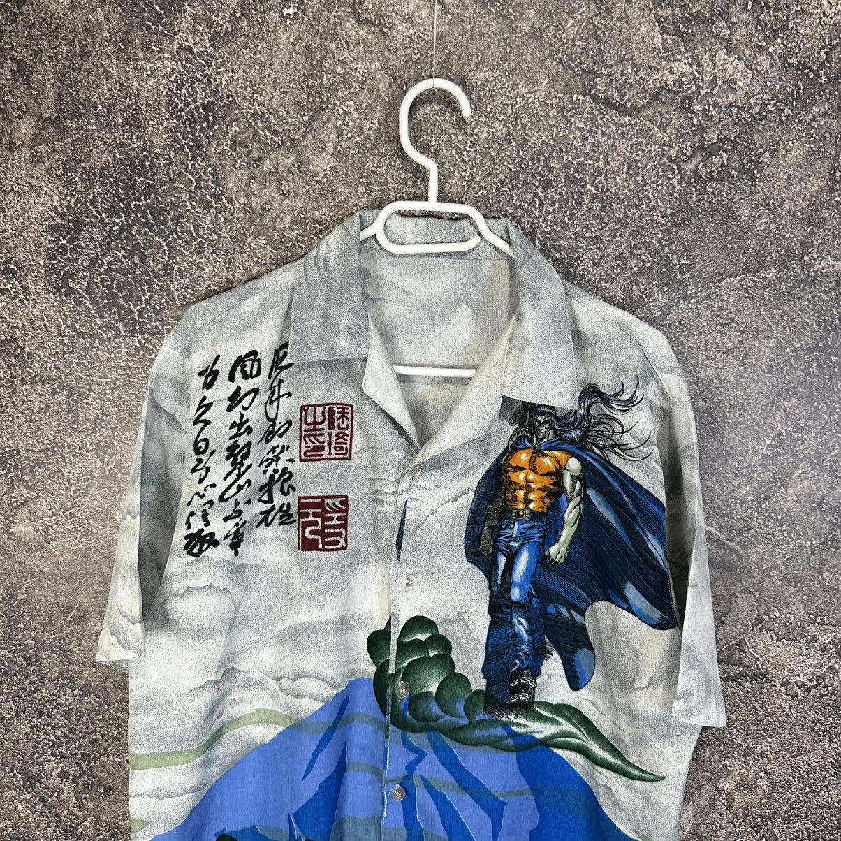 Anime Vintage Anime Berserk AOP Crazy Design Shirt Size US XL / EU 56 / 4 - 2 Thumbnail
