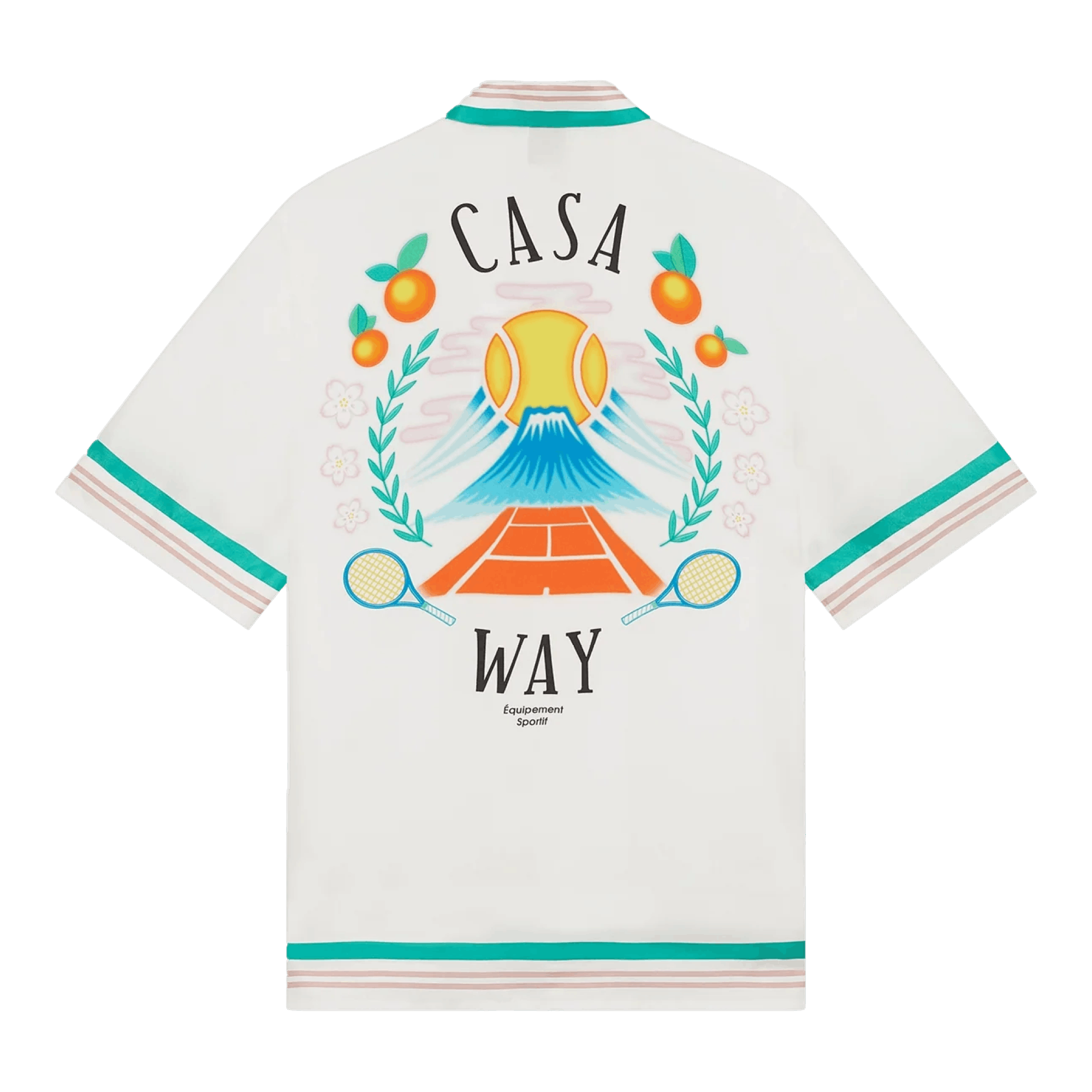 Casablanca Casa Way Short-Sleeve Silk Shirt White Size US L / EU 52-54 / 3 - 1 Thumbnail