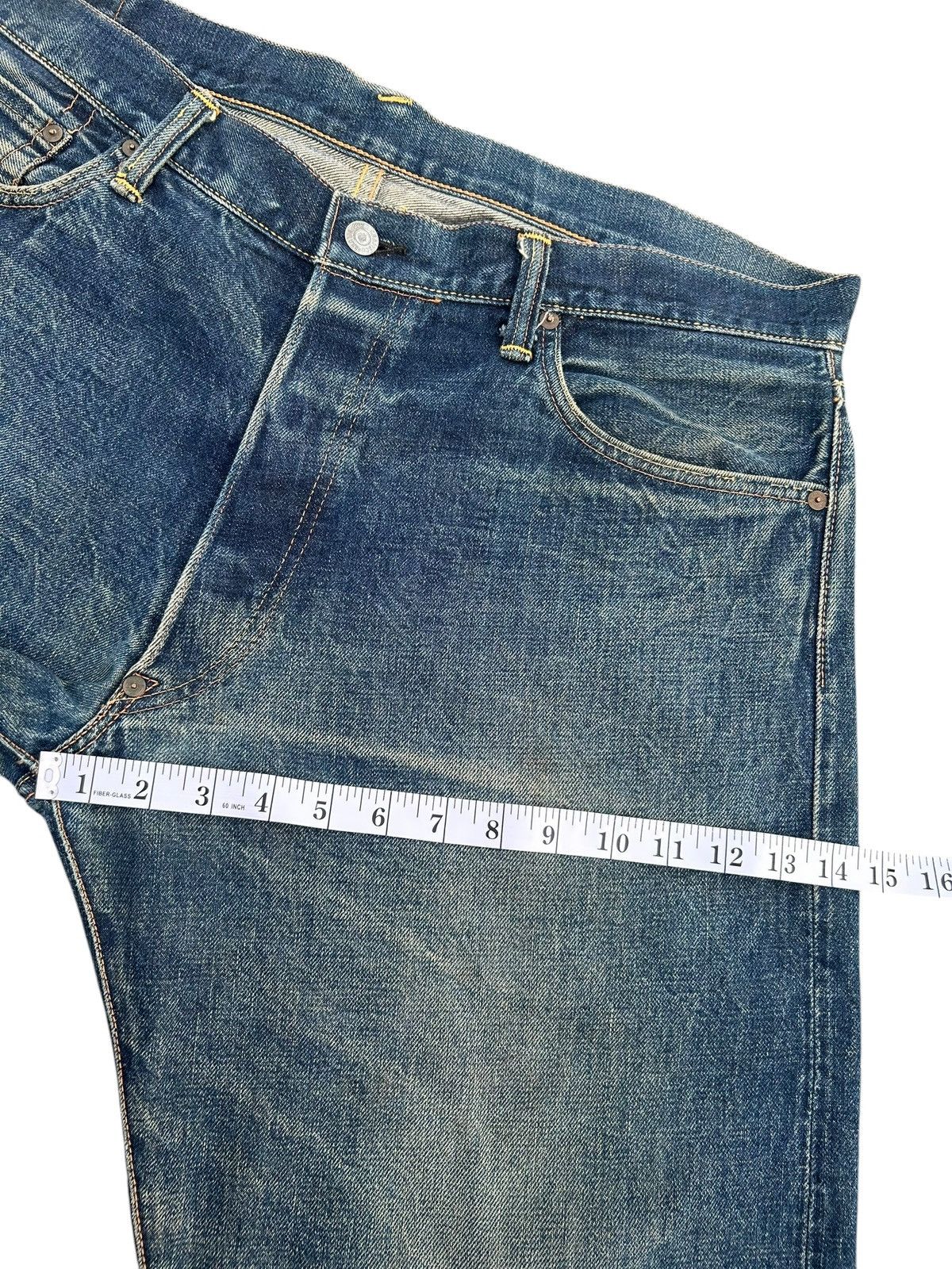 Evisu Vintage Evisu Daicock Selvedge Distressed Denim Jeans Size US 39 - 18 Thumbnail