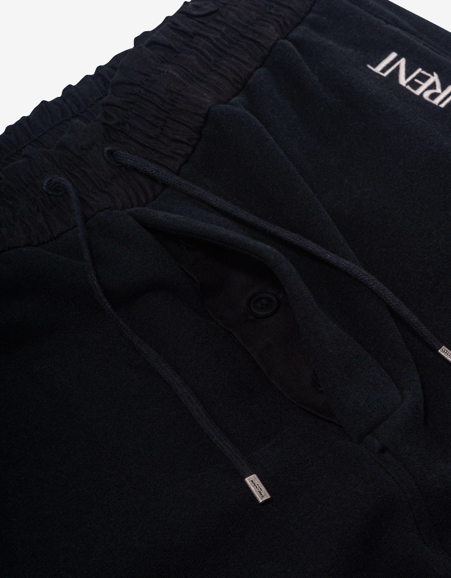 Black Logo Sweat Shorts